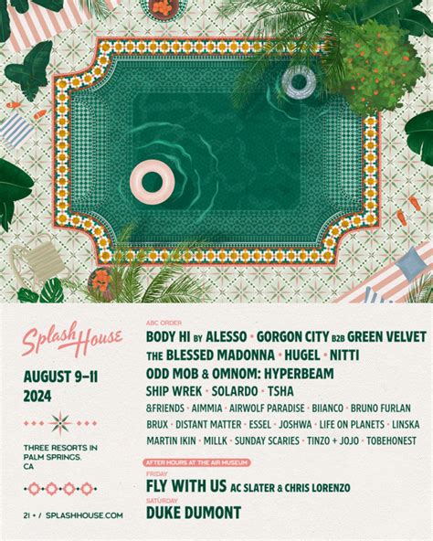 John Summit Alesso Meduza E More Ser O Djs No Splash House Weekenders John Summit Alesso Meduza E More Ser O Djs No Splash House Weekenders