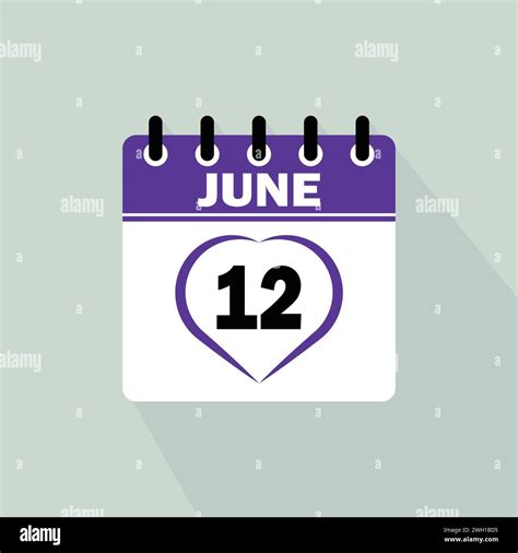 June 12 12Th Day Of The Month Calendar Date Stock Photo Image Of June 12 12Th Day Of The Month Calendar Date Stock Photo Image Of