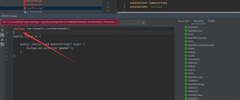 Line 1:0 Mismatched Input Error Fix