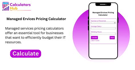 Managed IT Services Pricing Calculator Tool