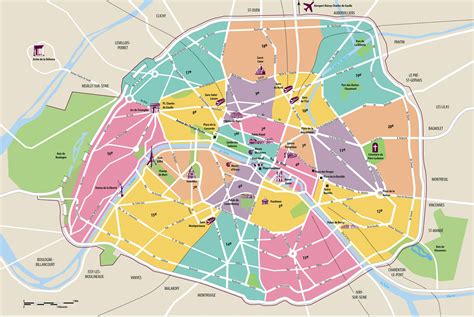 Map Of Paris City Dusty Shirlene Map Of Paris City Dusty Shirlene