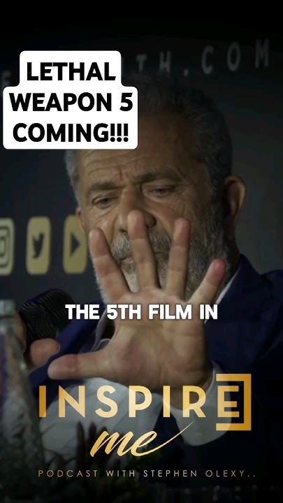 Mel Gibson Reveals Lethal Weapon 5 Coming Soon Youtube Mel Gibson Reveals Lethal Weapon 5 Coming Soon Youtube
