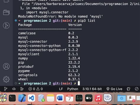 Modulenotfounderror No Module Named Mysql Python Mysql Stack Overflow Modulenotfounderror No Module Named Mysql Python Mysql Stack Overflow