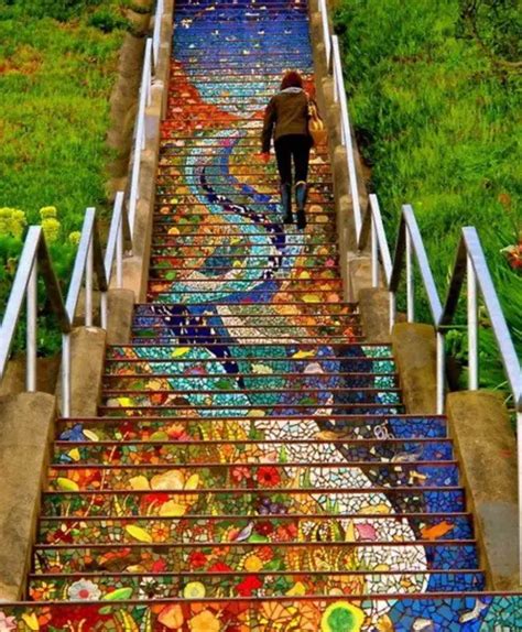 Mosaic Stairs Tiled Steps Art Kaleidoscope Mosaic Stairs Tiled Steps Art Kaleidoscope