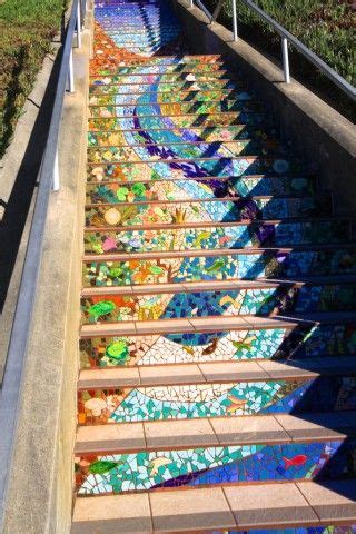 Mosaic Steps On 16Th Avenue In San Francisco California Through My Lens Mosaic Steps On 16Th Avenue In San Francisco California Through My Lens