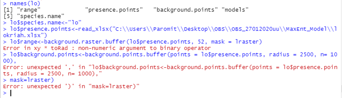 Non Numeric Argument Error Fix