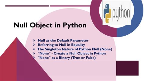 Null In Python Understanding Python S Nonetype Object Real Python Notion