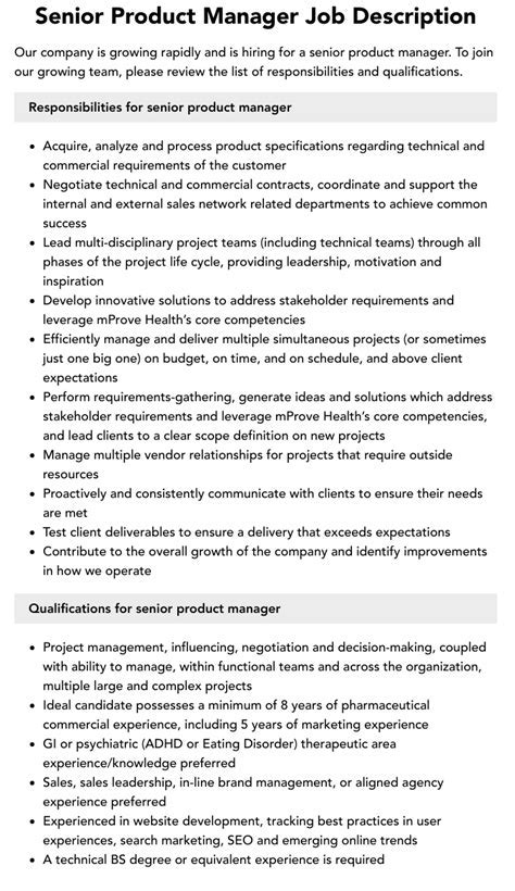 NYC Product Manager Job Openings