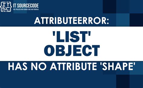 Object Has No Attribute Error