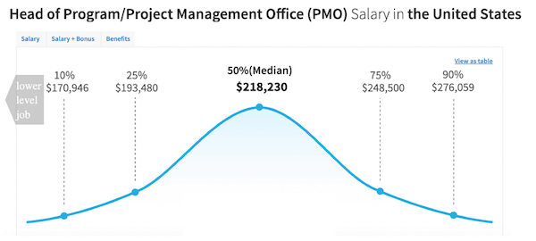 PMO Project Manager Salary Guide