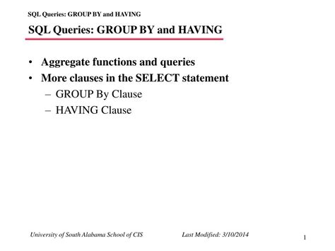 Ppt Sql Queries Group By And Having Powerpoint Presentation Id 164777 Ppt Sql Queries Group By And Having Powerpoint Presentation Id 164777