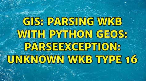 Python Handle WKB Type Easily