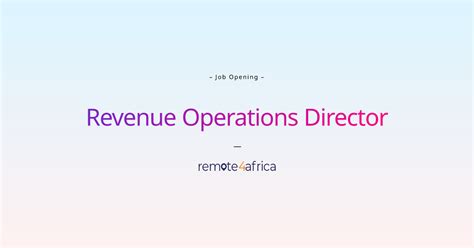 5 Remote Revenue Jobs