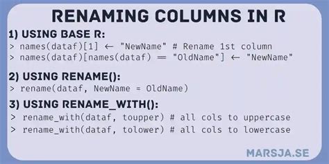 Rename Column by Number in R