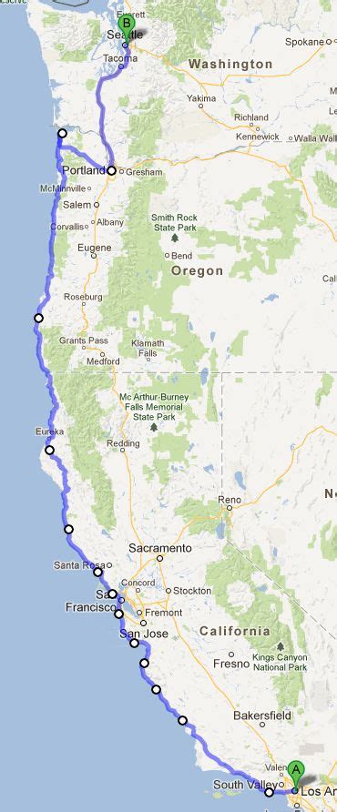 Road Trip From Seattle To California Road Trip From Seattle To California