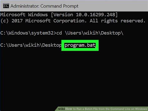 Run Batch File in Command Prompt Easily