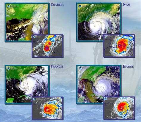 Satellite And Radar Images Of The Four Hurricanes That Hit Florida In Satellite And Radar Images Of The Four Hurricanes That Hit Florida In