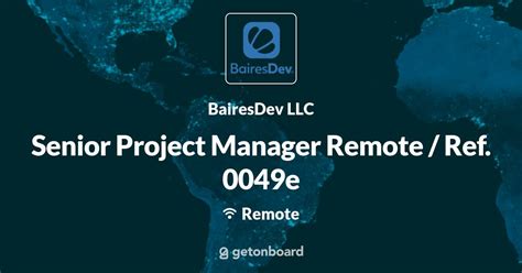 Senior Project Manager Remote Job Opportunities