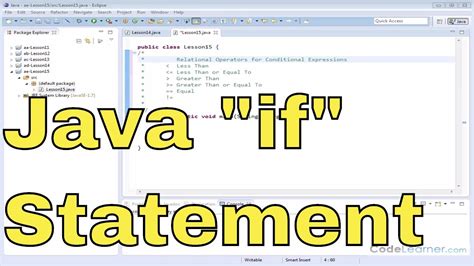 Java Single Line If Statement