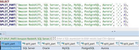 Split String Delimited Data On Amazon Redshift Database Using Sql Split String Delimited Data On Amazon Redshift Database Using Sql