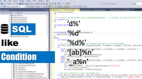 Sql Like Condition Sql Wildcard Sql Tutoral Sql Sqltutorial Sql Like Condition Sql Wildcard Sql Tutoral Sql Sqltutorial