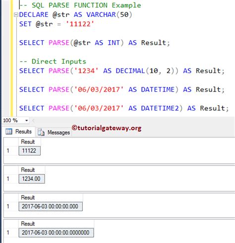 5 SQL Parse Tips