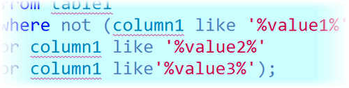 5 SQL Like Tips