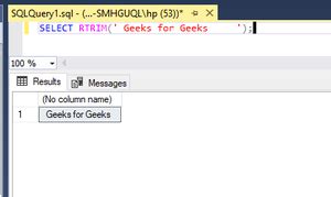Remove Spaces with SQL Query