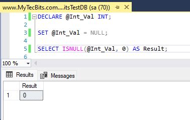 SQL Replace Null with 0