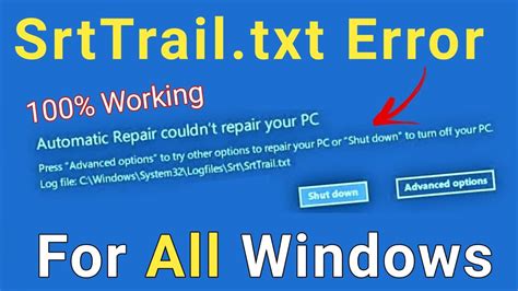 Srttrail Txt Windows 10 Fix How To Fix C Windows System32 Logfiles Srttrail Txt Windows 10 Fix How To Fix C Windows System32 Logfiles
