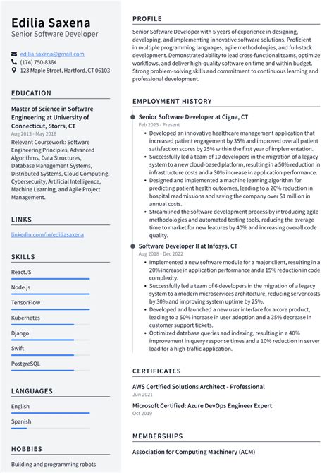 Top 18 Senior Software Developer Resume Objective Examples Top 18 Senior Software Developer Resume Objective Examples