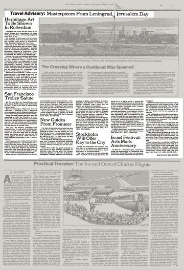 Travel Advisory Masterpieces From Leningrad Jerusalem Day The New York Times Travel Advisory Masterpieces From Leningrad Jerusalem Day The New York Times