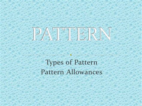 Types Of Patterns And Pattern Allowances At Kimberly Mayer Blog Types Of Patterns And Pattern Allowances At Kimberly Mayer Blog
